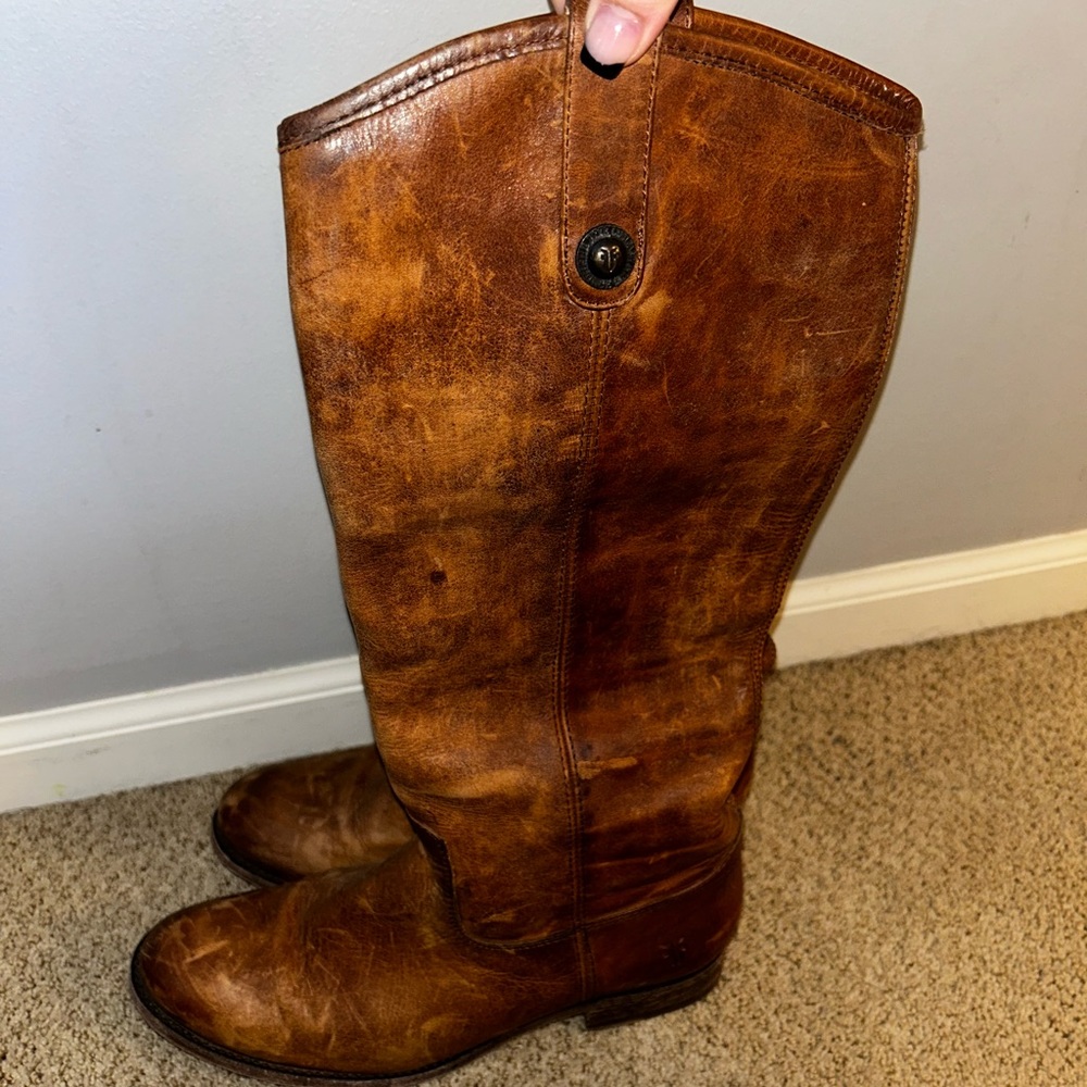 Camel brown Frye boots